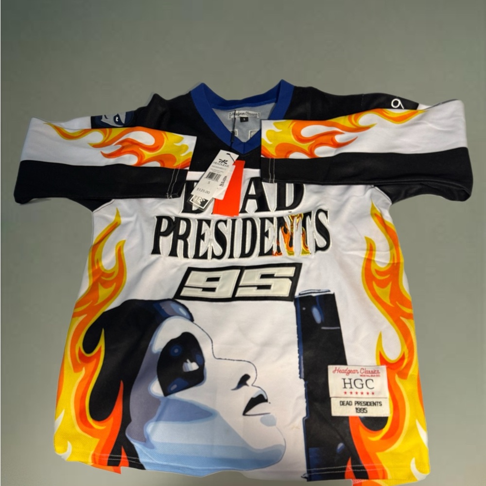 Kids Dead Present Graphic Jersey - Black, White, Orange